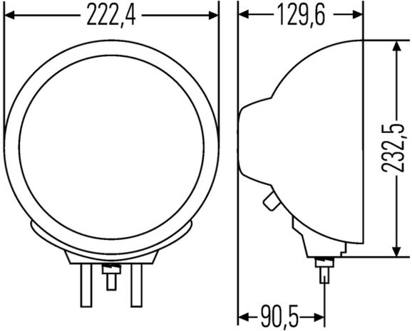 Hella Verstr Luminator m/stl ref 17,5 | 1F8 007 560-011