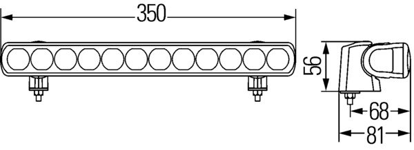 Hella Verstr led 12/24V 350mm ref 20 | 1FJ 958 040-001