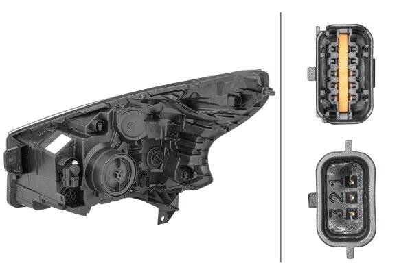 Hella Koplamp Opel Vivaro 2014- Rechts Halog led Dagrijverlichting | 1EE 011 565-161