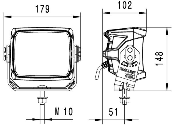 Hella Verstr RokLume 380N led 24V | 1FA 996 197-181