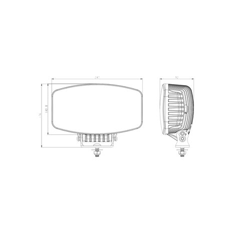 Boreman LED Lightbar + Position Light and Flash Function