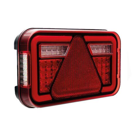 Aspöck Multiled IV LED Rear Light Left 5P + License Plate Light