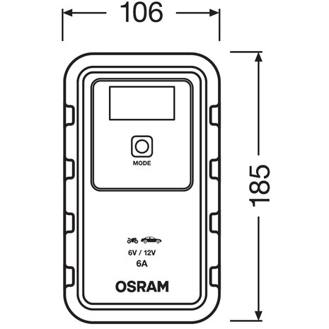 Osram BATTERY Charge 906 Battery Charger