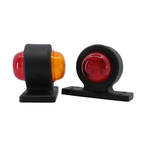 LED 2-Function Marker Lamp 10-30V Amber + Red (Set)