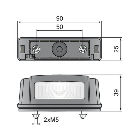 Number Plate Lamp LSP1