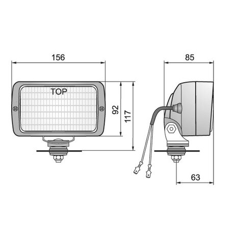 Work Lamp Halogen H3