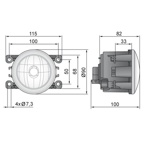 H11 Fog Lamp 12V