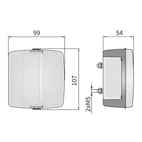 Rear Light LT4 3-functions