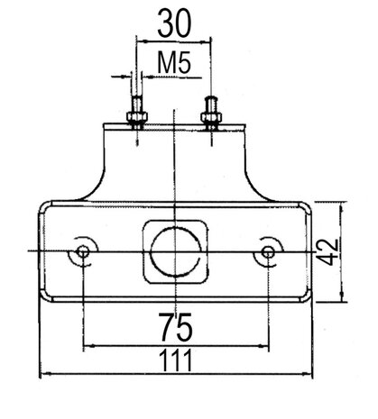 Led Side Marker Lamp Orange 24V