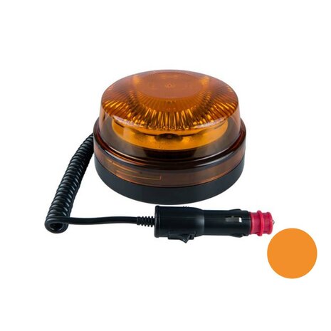 Led Beacon With Magnetic Base Orange