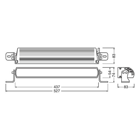 Osram LED Lightbar Combi FX500-CB SM GEN2 43cm