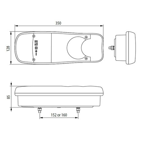 Led Rear Light 6-Functions Right