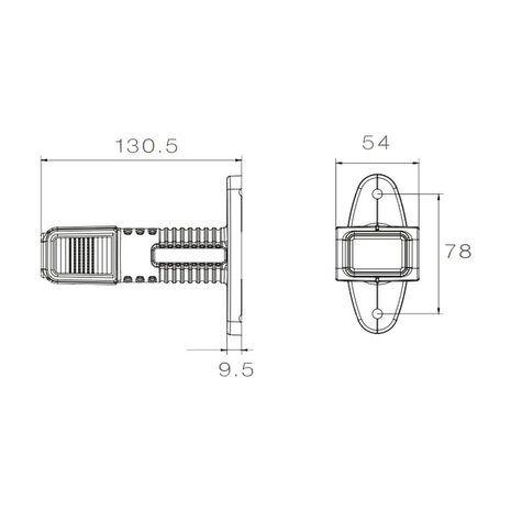 Aspöck LED Marker Lamp Superpoint IV Long | Left