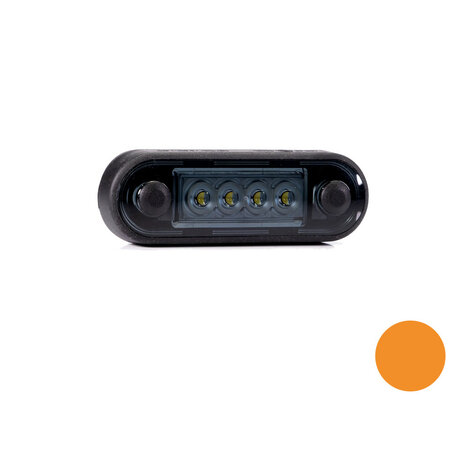 Fristom LED Marker Lamp Orange Dark Look FT-073