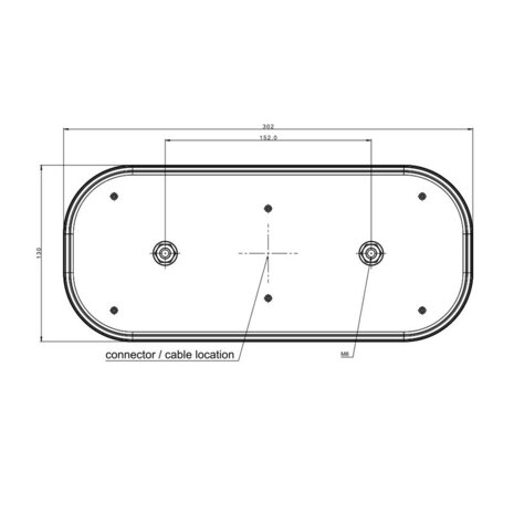 Fristom FT-610 LED Taillight Right 6-Functions with License Plate Light