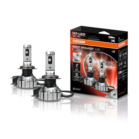 Osram Night Breaker LED Smart H7 ECE-approved Set | +330%