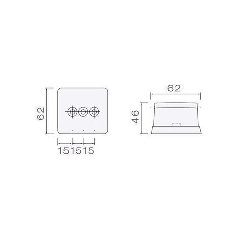 Aspöck LED Marker Lamp Flexipoint White 0.5m Cable 12V