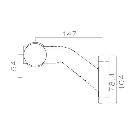 Aspöck LED Marker Lamp Superpoint III Standard | Right