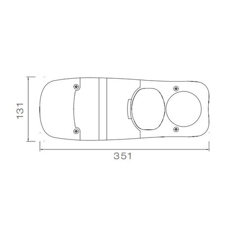 Aspöck Eurofab Rear Lamp Glass Left / Right