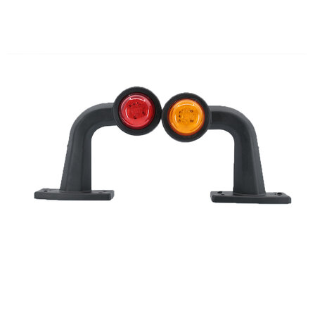 LED 2-Function Marker Lamp 10-30V Amber + Red (Set)