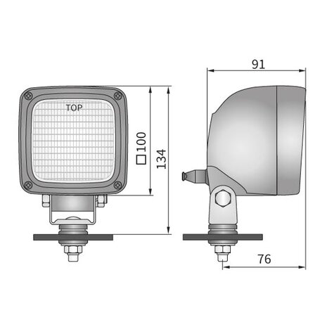 Work Lamp Halogen H3