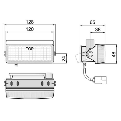 Work Lamp Halogen H3