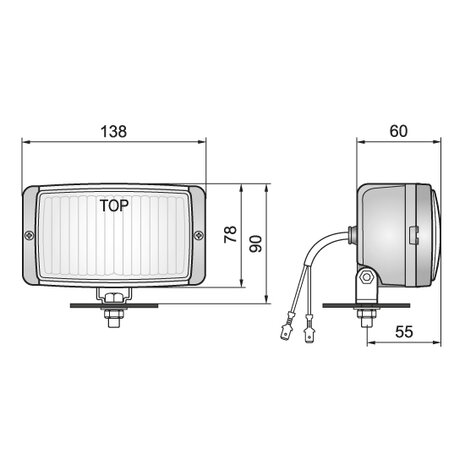 HM1 Halogen Driving Light Yellow