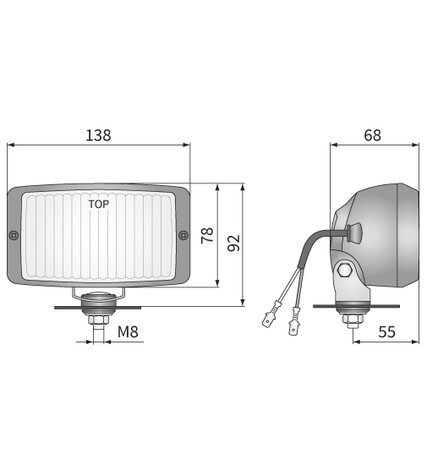 HM2 Halogeen Verstraler afmetingen