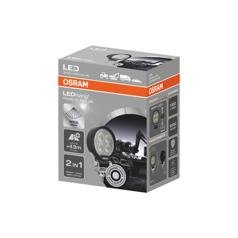 Osram LED Work Light Round Floodlight 1350 LM VX80-WD