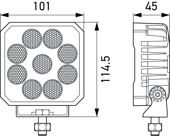 Hella TS3000 LED Worklamp 3000LM 12-24V | 1GA 357 112-002