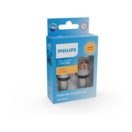 Philips PY21W LED Retrofit Orange 12V 2 Pieces