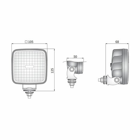 Wesem CRK2 LED Work Light White