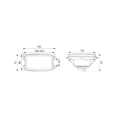 Hella LED Headlight NovoLED Built-in | 1SA 327 210-011