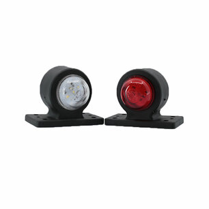 LED 2-Function Marker Lamp 10-30V White + Red (Set)