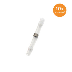 Heatshrink Solder Connectors Waterproof White (0.2-0.5mm) 10 Pieces