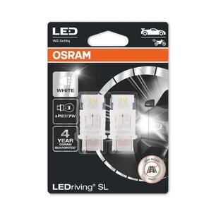 Osram P27/7W LED Retrofit White 12V W2.5x16q 2 Pieces