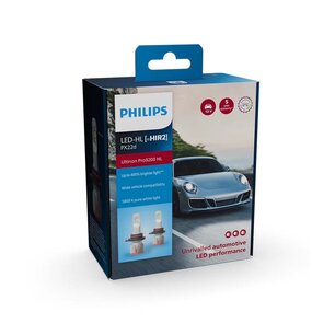 Philips HIR2 LED Headlight PX22d 12/24V 2 Pieces