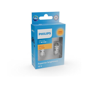 Philips WY5W LED Retrofit Orange 12V 2 Pieces