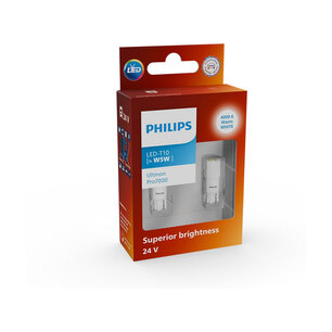 Philips W5W LED Retrofit White 24V 2 Pieces