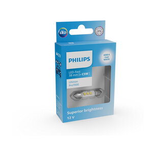 Philips SV8.5 Festoon 38mm Cold White 6000K 12V