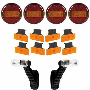 Trailer Lighting Set 14-part