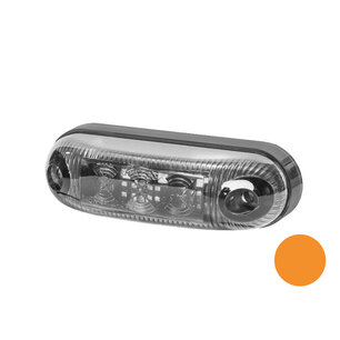 Horpol LED Type Marker Light Orange oval LD-390 Dark-Look